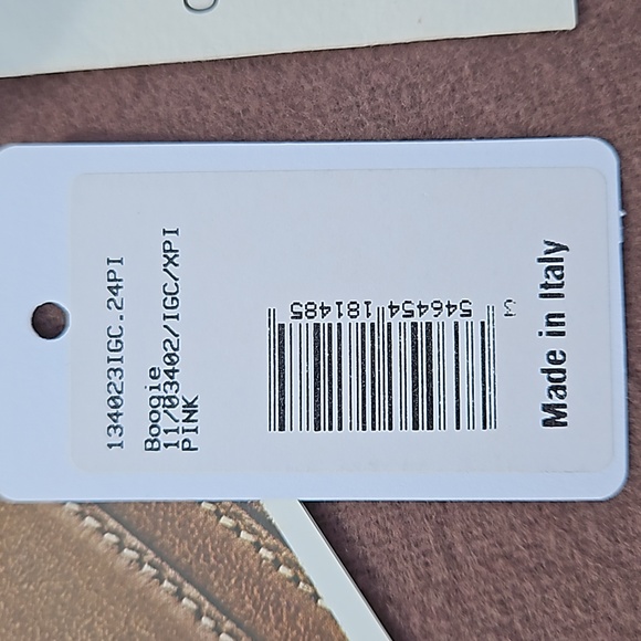 Celine Pink Leather Boogie Bag Silver Logo Hardware w/Dustbag + Tags - Picture 14 of 14